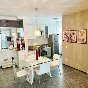A 300m Beira Mar-meireles! Servico Diario E Wi-fi 650mb! Apartamento